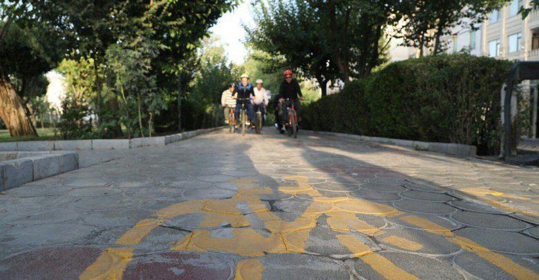 راستا ویژه دوچرخه در پردیس دانشگاه فردوسی مشهد افتتاح شد