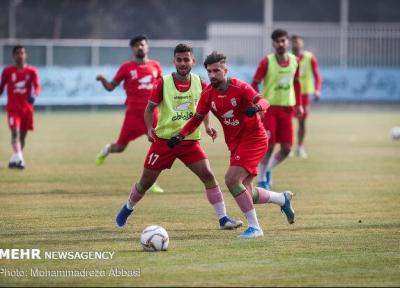 تیم فوتبال امید ایران با حضور نمایندگان AFC تمرین کرد