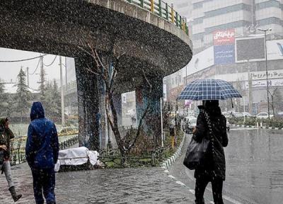 شرایط بارش ها در ایران طی نوروز 1400