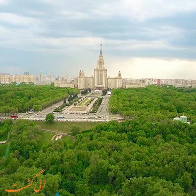 تپه های گنجشک مسکو، از مکان های توریستی روسیه!