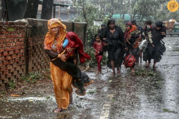 طوفان قدرتمند اردوگاه های پناهندگان روهینگیا را درنوردید